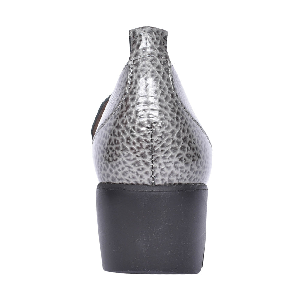 Ladies C-33303 Wedge Shoe In Grey