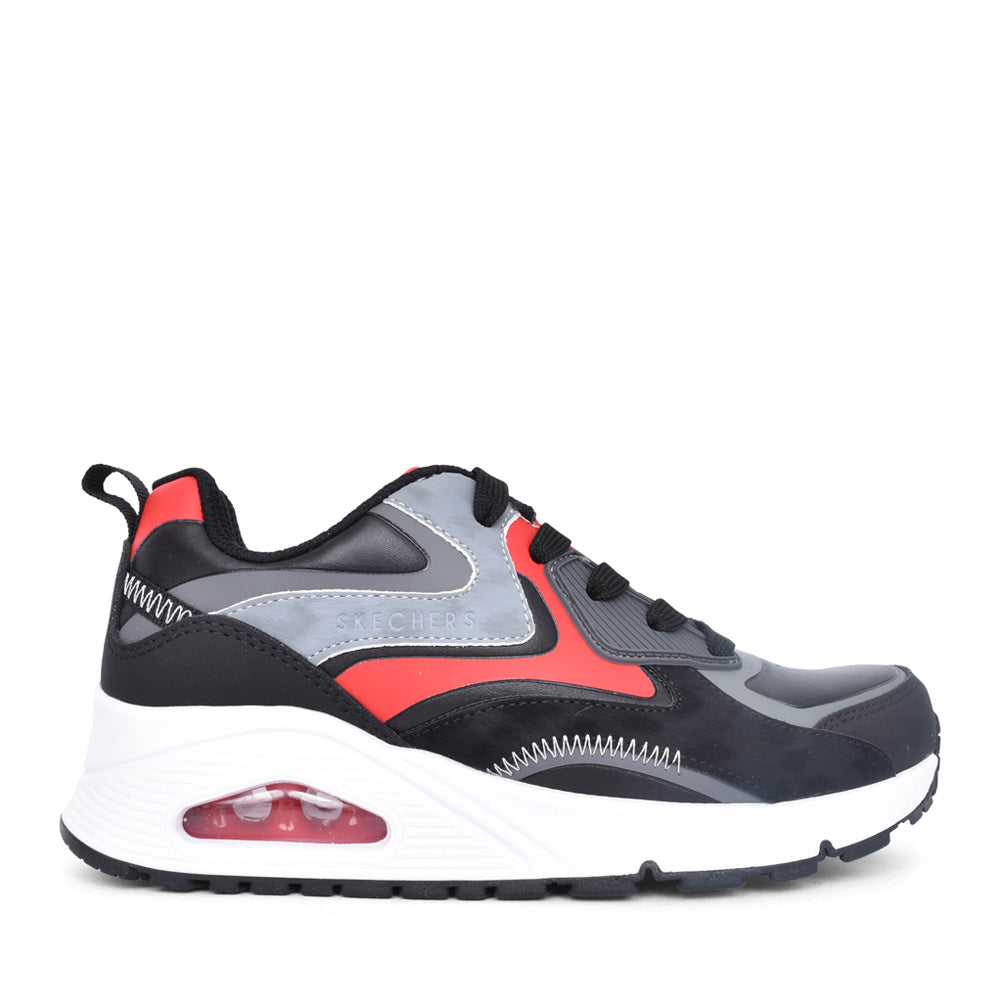 Boys 403647l Uno Gen Colour Surge Laced Trainer In Black