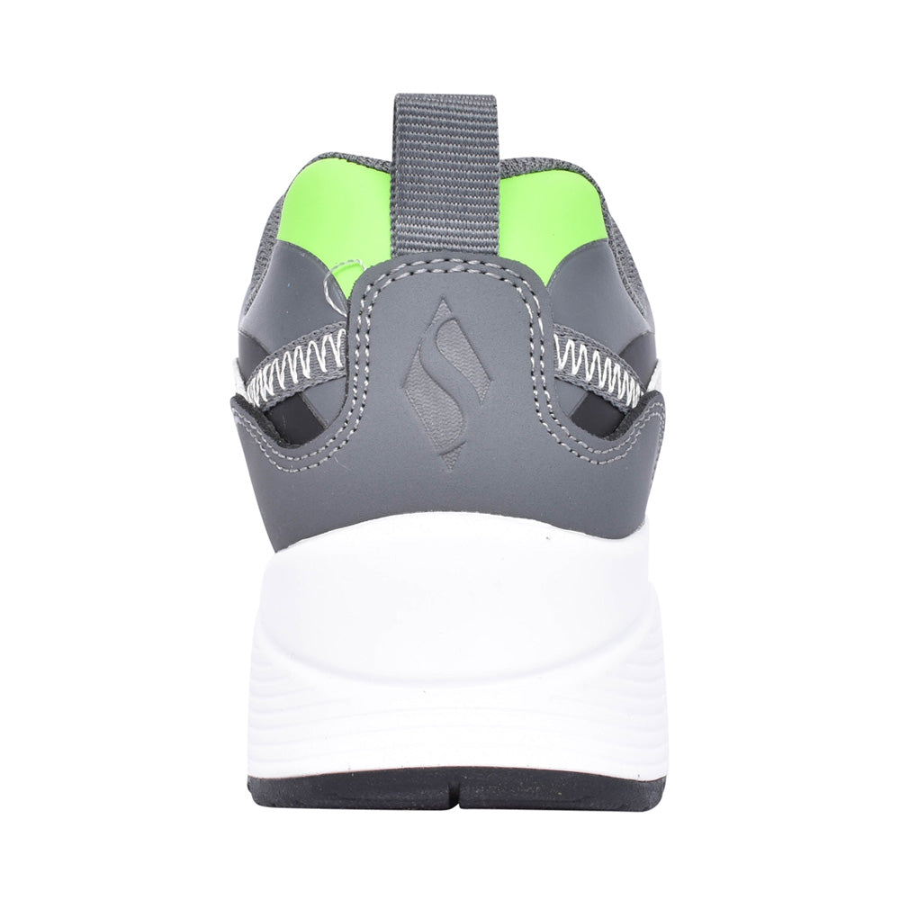 Boys 403647l Uno Gen Colour Surge Laced Trainer In Grey