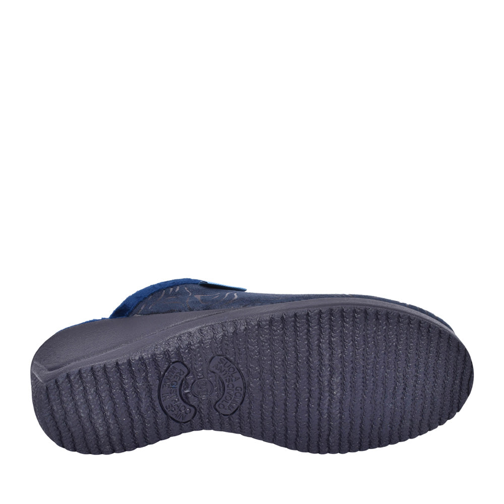 Ladies Darlene Kla207 Mule Slipper In Navy