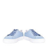 Ladies L8802 Laced Trainer In Blue