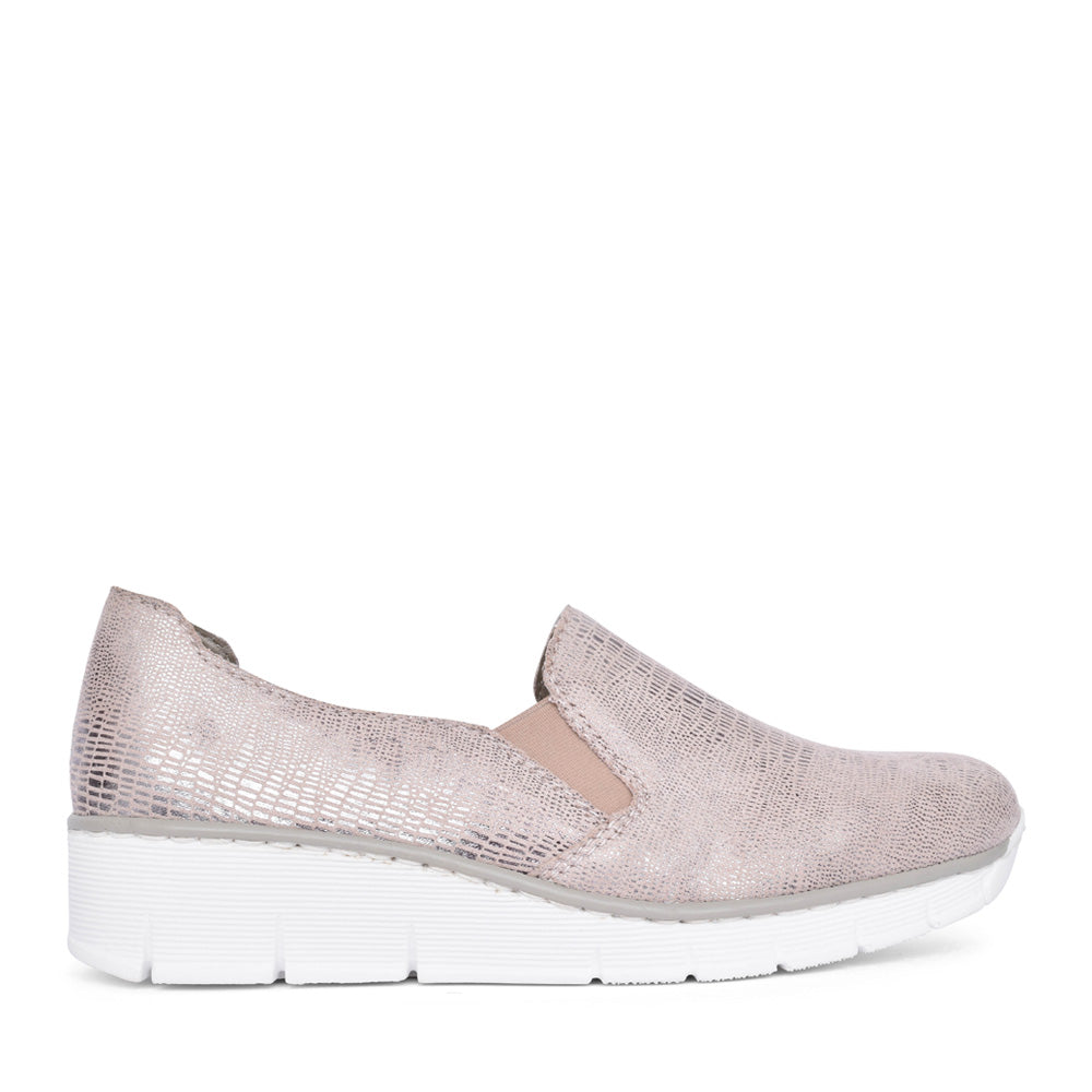 Ladies 537b0 Slip-on Shoe In Beige