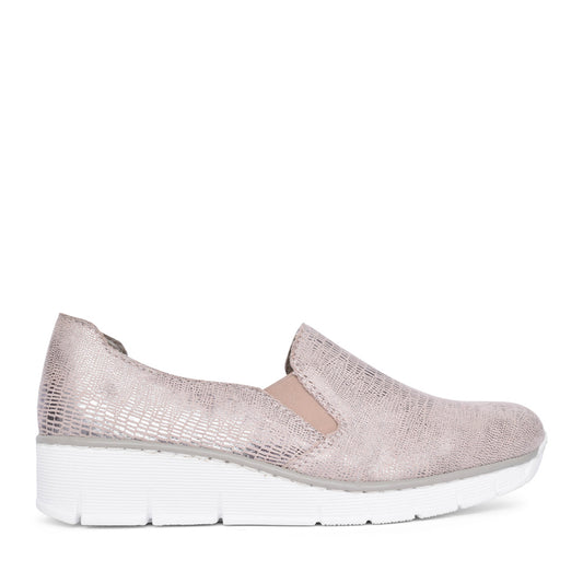 Ladies 537b0 Slip-on Shoe In Beige