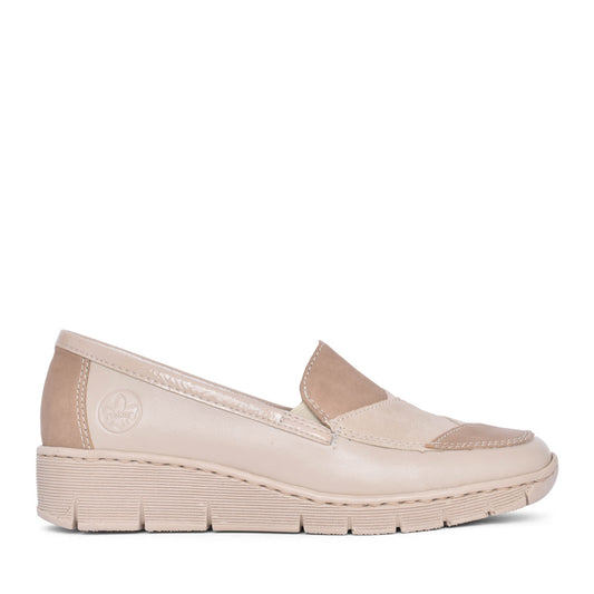 Ladies 53785 Slip-on Shoe In Beige