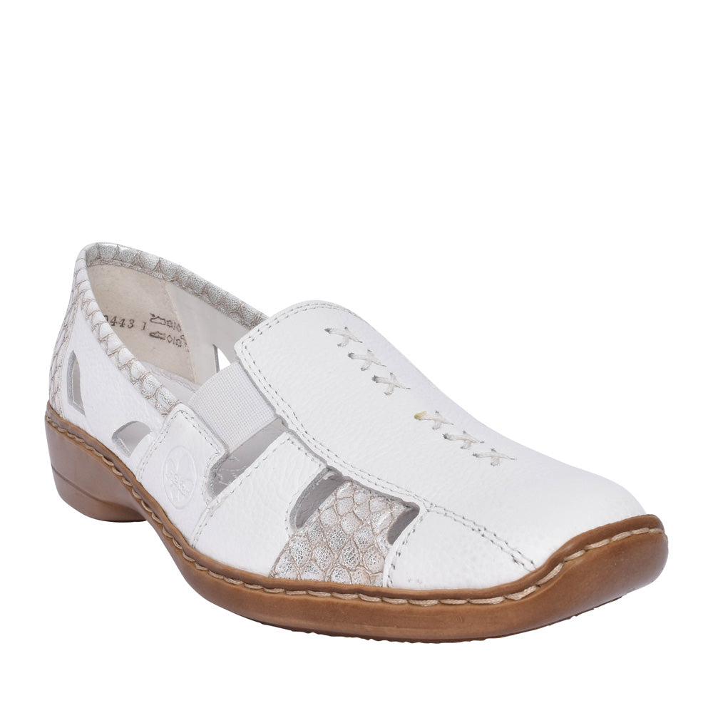 Ladies 41385 Slip-on Shoe In White