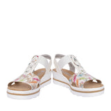 Ladies 67498 Wedge Sandal In Multi-colour