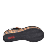 Ladies 68176 Wedge Sandal In Black
