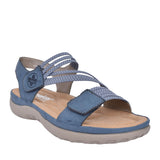 Ladies 64870 Velcro Sandal In Denim