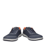 Mens 17302 Laced Trainer In Navy