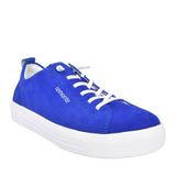 Ladies D0913 Laced Trainer In Blue