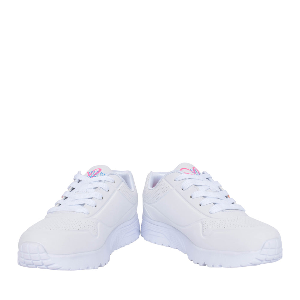 Girls 314064l Uno Lite Laced Trainer In White