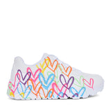 Girls 314064l Uno Lite Laced Trainer In White