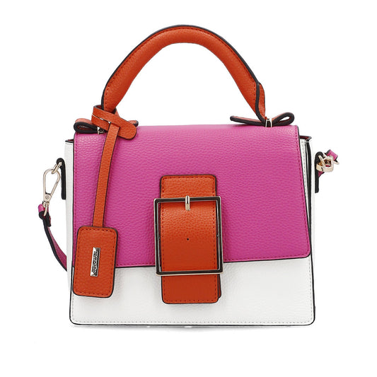 Ladies Q0628 Handbag In White Multi