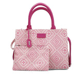 Ladies Q0762 Handbag In Pink