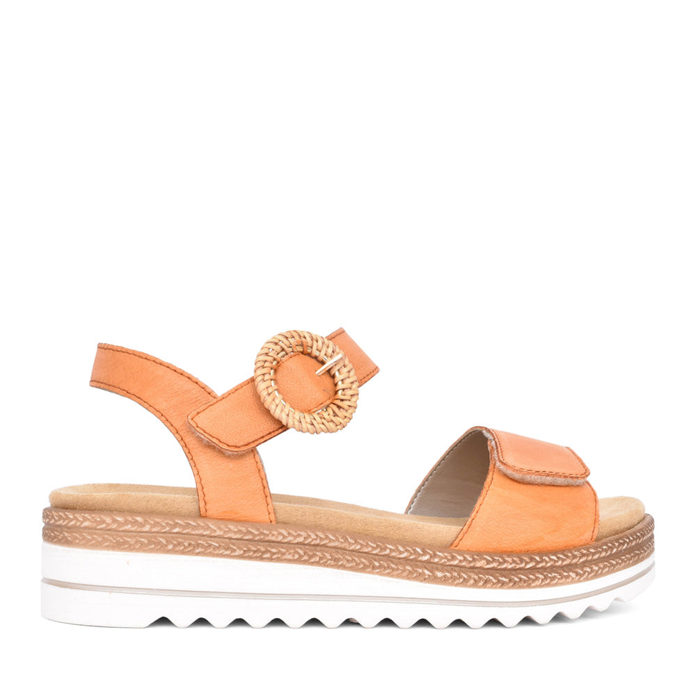 Ladies D0q52 Sandal In Orange