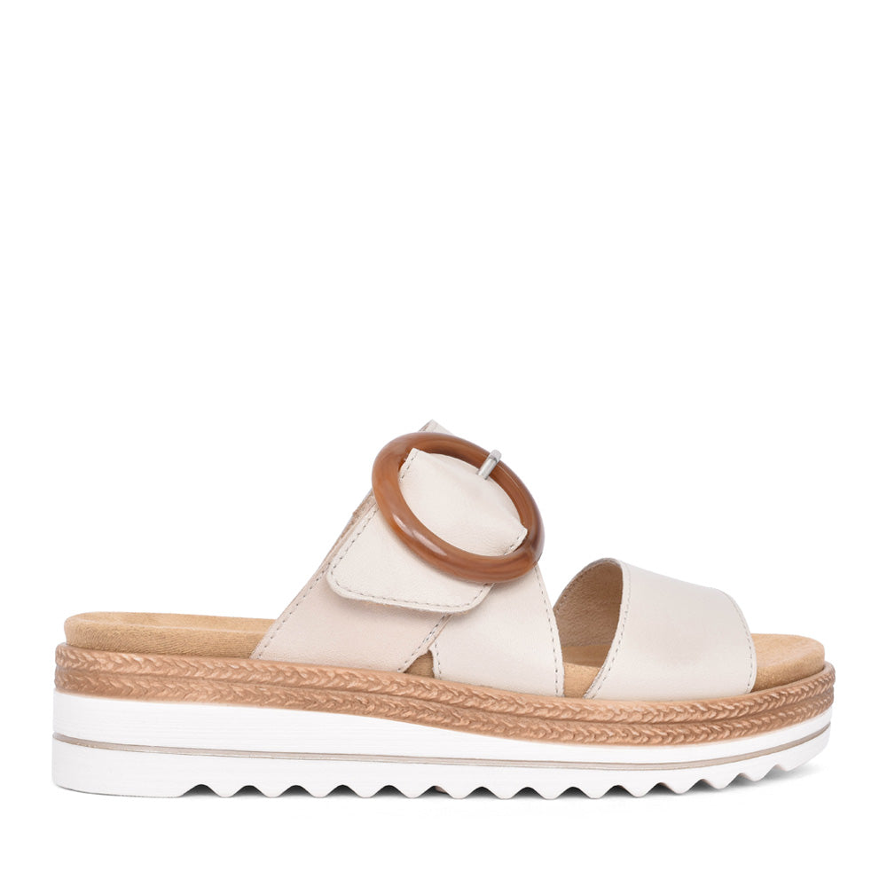 Ladies D0q51 Mule In Stone
