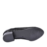 Ladies 1370 G-fit Quarter Brogue Shoe In Black