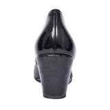 Ladies 5899 G-fit Wedge Court Shoe In Black