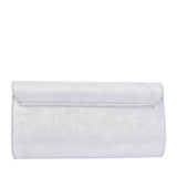 Ladies 310 Envelope Clutch Bag In Grey
