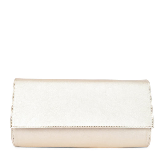 Ladies 310 Envelope Clutch Bag In Gold