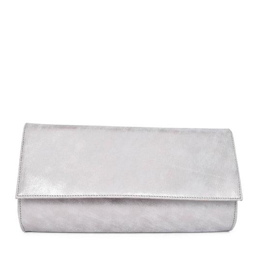 Ladies 310 Envelope Clutch Bag In Metallic
