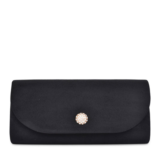Ladies Riverbank Clutch Bag In Black