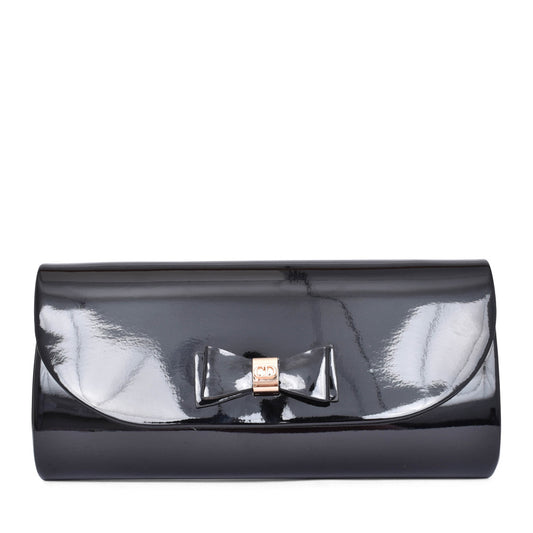 Ladies Fitzwilton Clutch Bag In Blk Patent