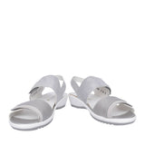Ladies 225017 Ginger G-fit Velcro Sandal In Silver