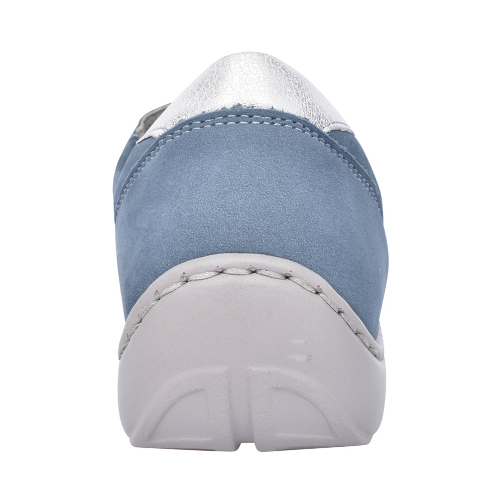 Ladies 496h31 Henni H-fit Velcro Shoe In Denim