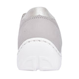 Ladies 496h31 Henni H-fit Velcro Shoe In Silver