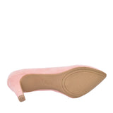 Ladies 5-22411 Medium Heel Court Shoe In Rose