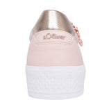 Ladies 5-23600 Laced Trainer In Rose