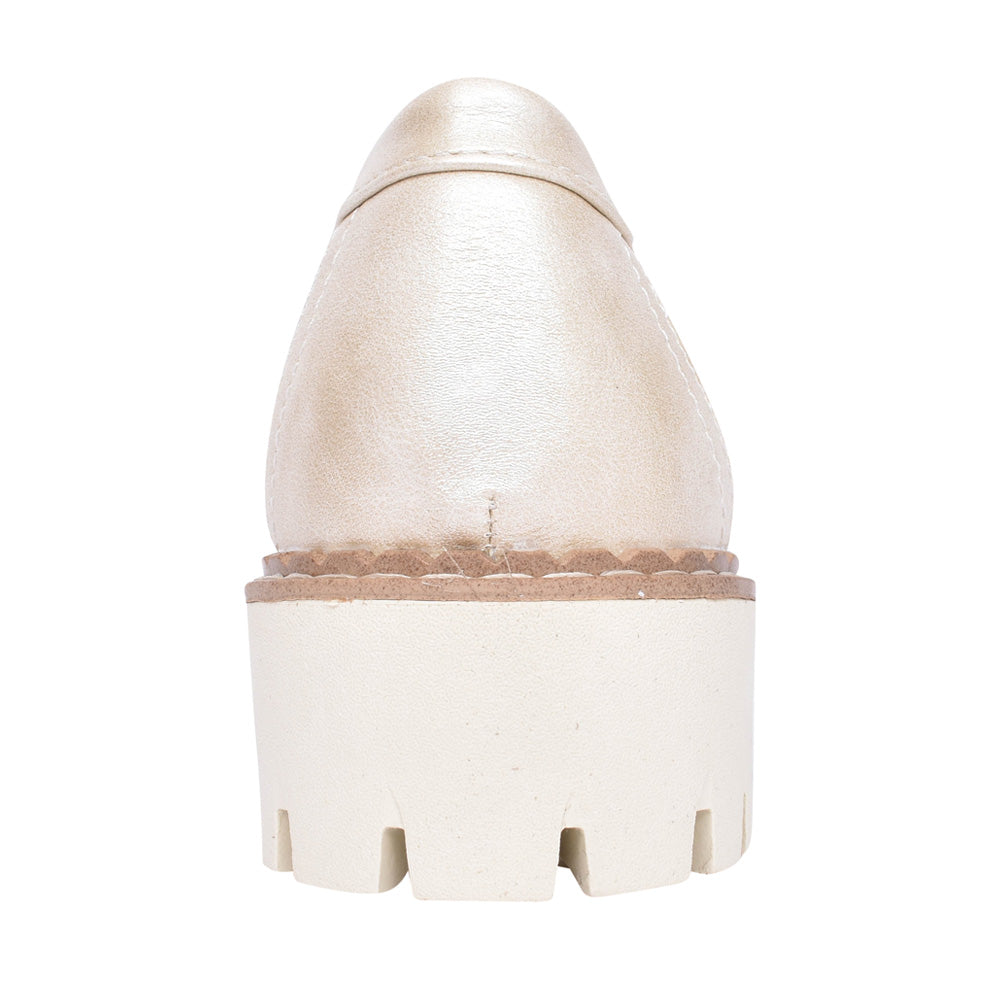 Ladies 5-24702 Loafer In Champagne