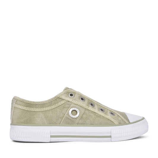 Ladies 5-24708 Slip-on Trainer In Green
