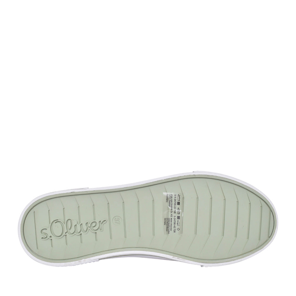 Ladies 5-24708 Slip-on Trainer In Green