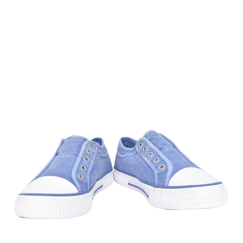 Ladies 5-24708 Slip-on Trainer In Blue