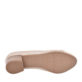 Ladies 8-22366 Low Heel Court Shoe In Gold
