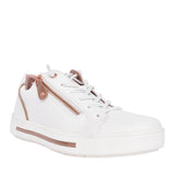Ladies 8-23660 Laced Trainer In White