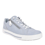 Ladies 8-23660 Laced Trainer In Sky Blue