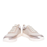 Ladies 8-83706 Laced Trainer In Gold Int