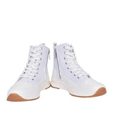 Ladies 1458501 Laced Ankle Boot In White