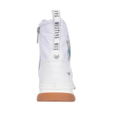 Ladies 1458501 Laced Ankle Boot In White