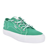 Ladies 1420304 Laced Trainer In Green