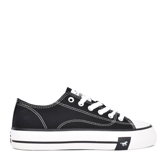 Ladies 1482501 Laced Trainer In Black
