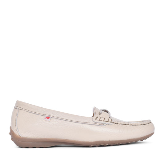 Ladies F0804 Bruni Slip-on Shoe In Beige