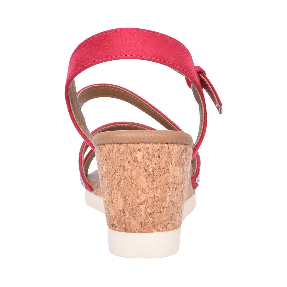 Ladies Goldie Ulp275 Wedge Sandal In Pink
