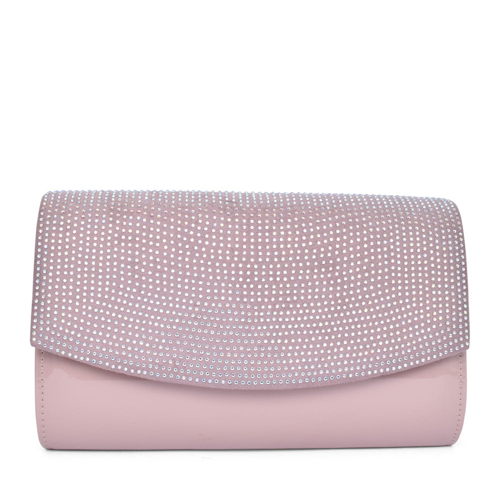 Ladies Trance Ulg074 Clutch Bag In Pink