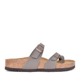 Ladies 71071 Mayari Toe Post Mule In Stone