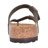 Ladies 71071 Mayari Toe Post Mule In Stone