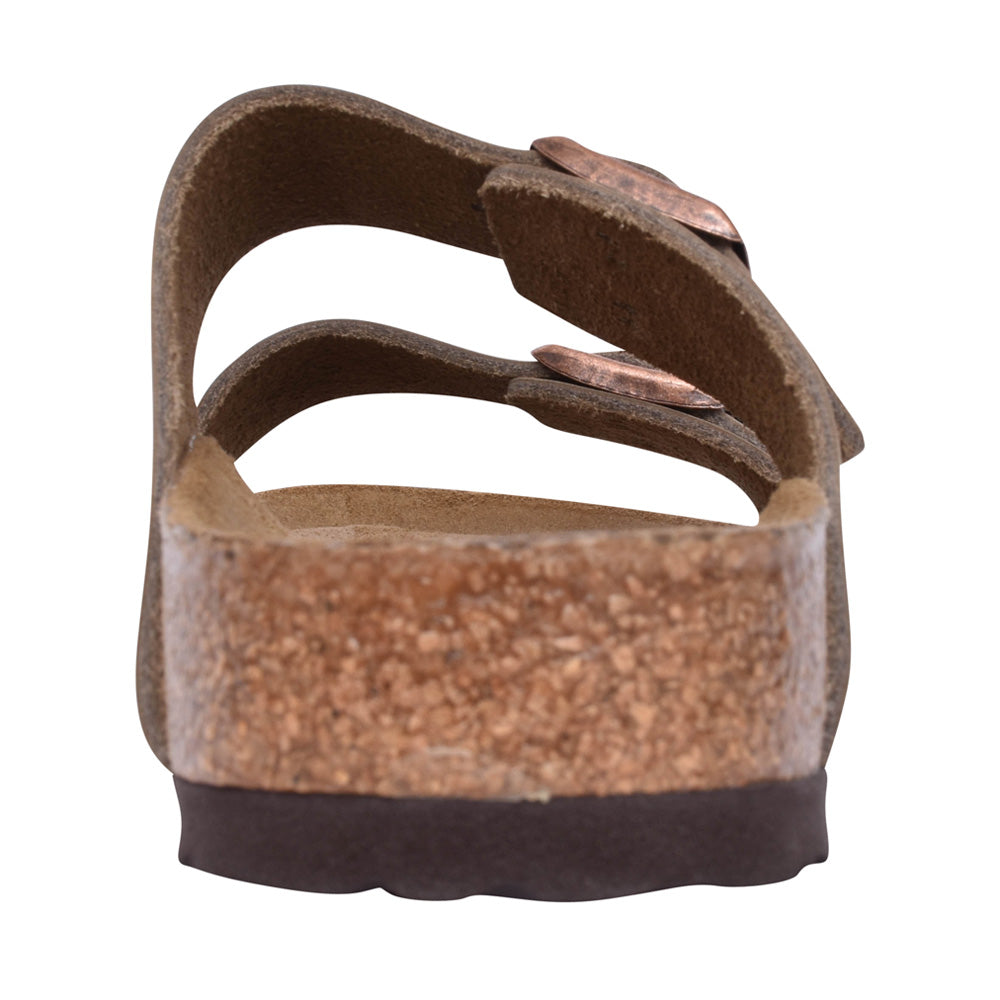 Ladies 552813 Arizona Double Strap Mule In Tobacco